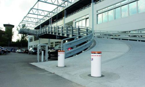 Rising bollards- convenient means of controlling public traffic